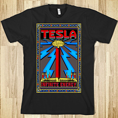 Tesla-coil t-shirt